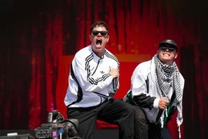 Kneepcaps kommande spelning på Way Out West har frågasatts – och fått stöd. Arkivbild. Foto: Scott A Garfitt/AP/TT