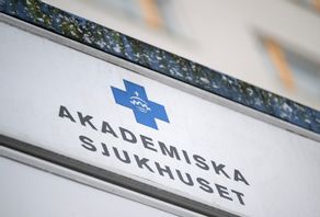 Fyra personers som jobbar på samma avdelning på Akademiska sjukhuset misstänks ha blivit förgiftade. Foto: Christine Olsson/TT