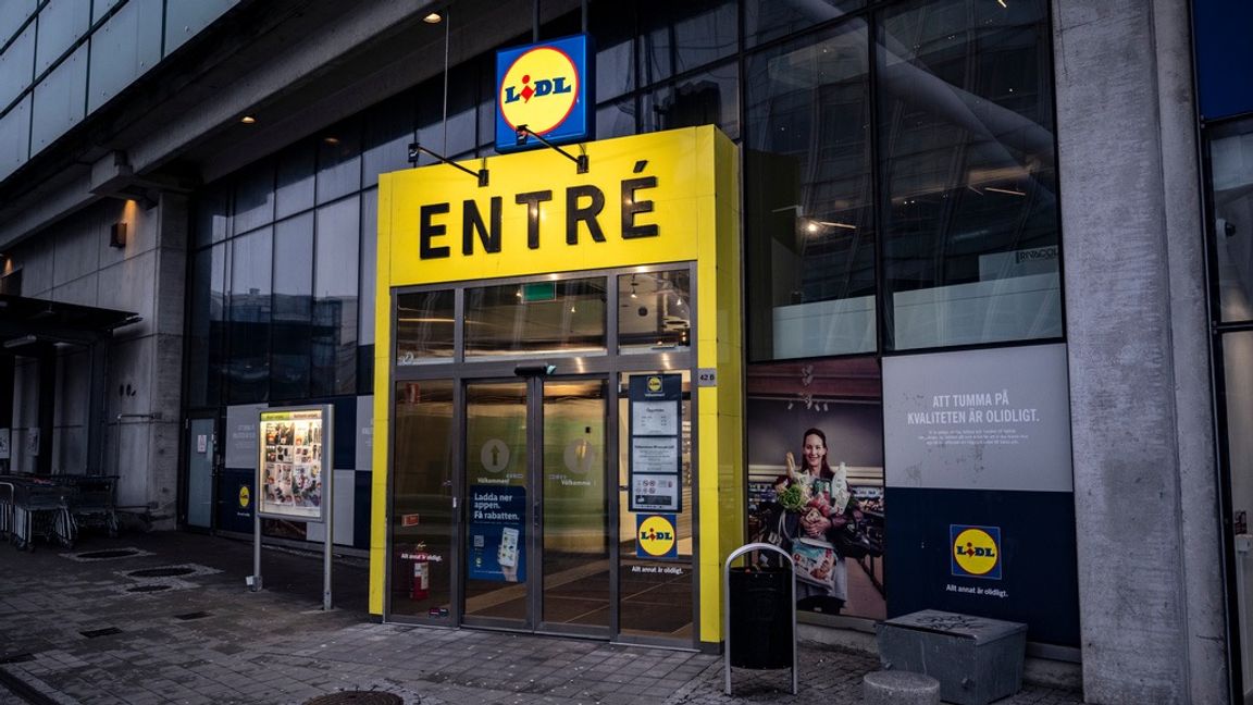 Lidl har bestämt sig för att ta kampen mot inflationen. Foto: Johan Nilsson/TT