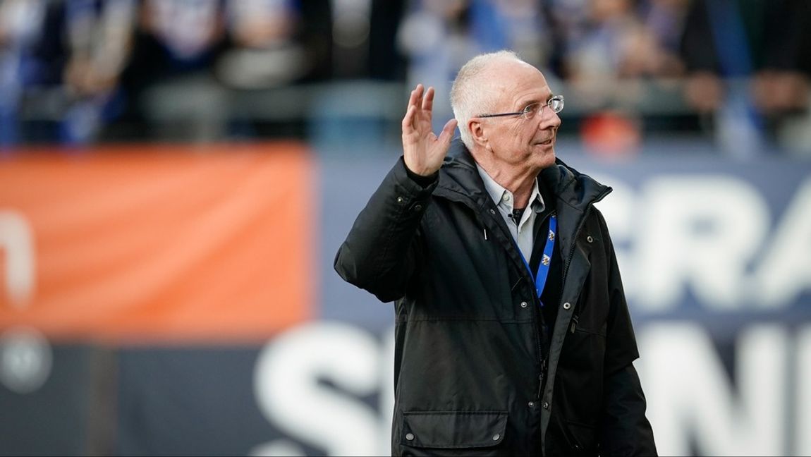 Sven-Göran ”Svennis” Eriksson på en match i allsvenskan mellan IFK Göteborg och BK Häcken på Gamla Ullevi 2022. Foto: BJÖRN LARSSON ROSVALL/TT