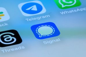 Den krypterade appen Signal. Arkivbild. Foto: Magnus Lejhall/TT