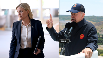 Samtal mellan Sverige, Finland och Turkiet fortsätter. Foto: Henrik Montgomery/AP/TT