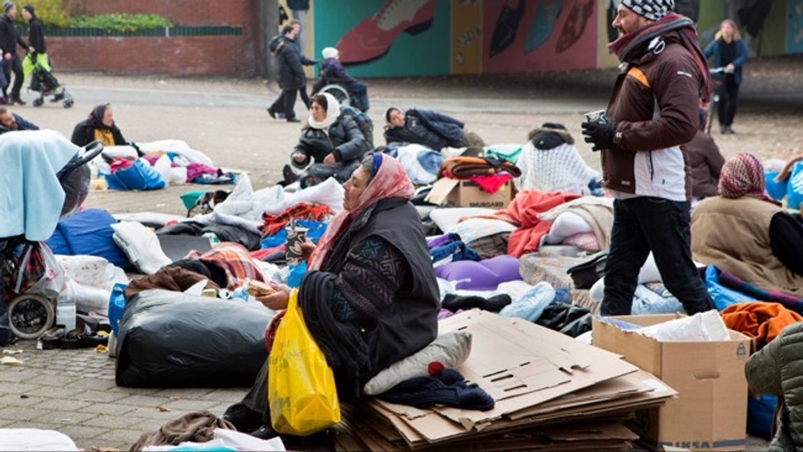 Snart kan de ökända tiggerilägren vara ett minne blott. En utredning ska presentera förslag på nationellt tiggeriförbud. Foto: Drago Prvulovic/TT