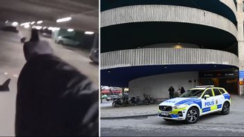 Gaboro sköts i ett parkeringshus i centrala Norrköping. Foto: X/Anders Wiklund/TT