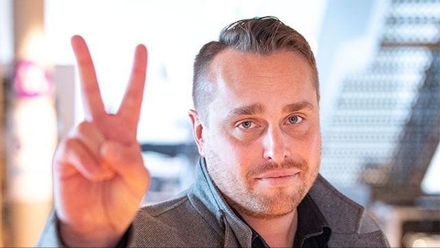 Christian Sonesson (M) under Moderaternas arbetsstämma i Helsingborg i oktober 2021. Bild: Johan Nilsson / TT 