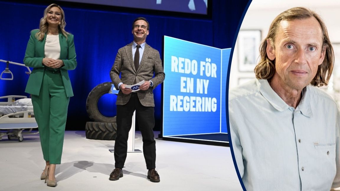 Ebba Busch (KD) och Ulf Kristersson (M) – alltid redo, förhoppningsvis. Foto: Pontus Lundahl/TT