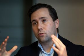 Bistånds- och utrikeshandelsminister Benjamin Dousa (M). Arkivbild. Anders Wiklund/TT