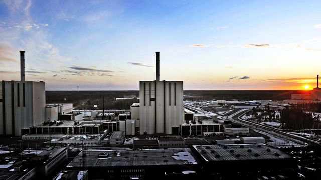 Forsmarks kärnkraftsverk. Foto: Tomas Oneborg / SvD / TT