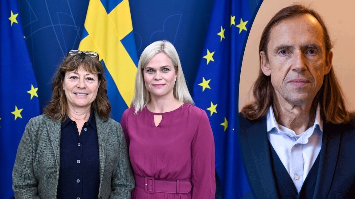 Lise Tamm (till vänster) tar över som chef för Jämställdhetsmyndigheten berättade jämställdhetsminister Paulina Brandberg (L) på fredagen. Foto: Christine Olsson/TT