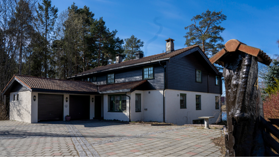 Det var från hemmet i Osloförorten Lørenskog Anne-Elisabeth Hagen försvann i oktober 2018. Foto: Heiko Junge/ NTB/TT