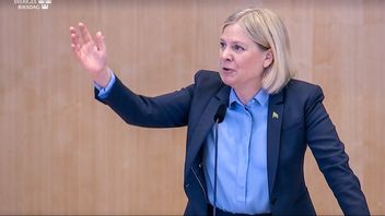 Magdalena Andersson (S). Foto: Riksdagen/SVT