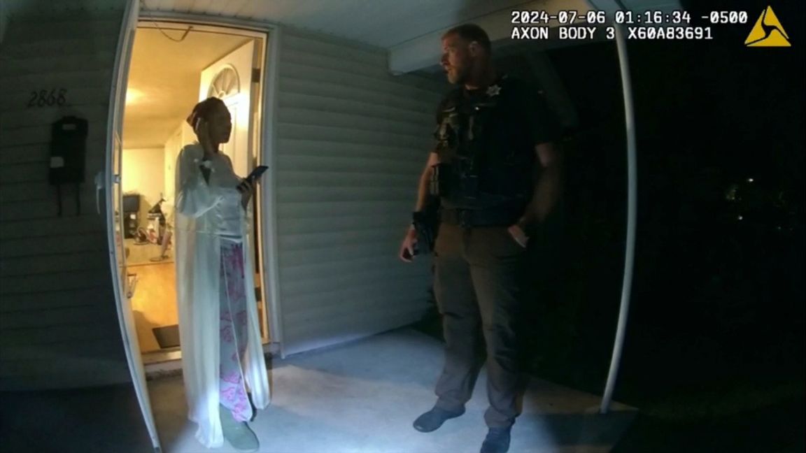 Sonya Massey sköts till döds av polis. Foto: Illinois Polismyndighet/AP/TT.