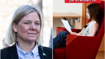 Magdalena Andersson fick frågor om inflation och energiöverenskommelse av sjuåriga Lily. Foto: Fanni Uusitalo, CC BY 2.0/Wikimedia Commons/Skärmdump Instagram