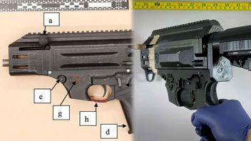 Utöver de traditionella vapen som polisen beslagtar börjar det nu dyka upp printade vapen. Foto: Polisen