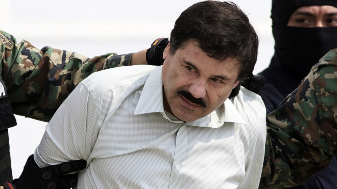 ”El Chapo” när han grips. Foto: Eduardo Verdugo/AP/TT