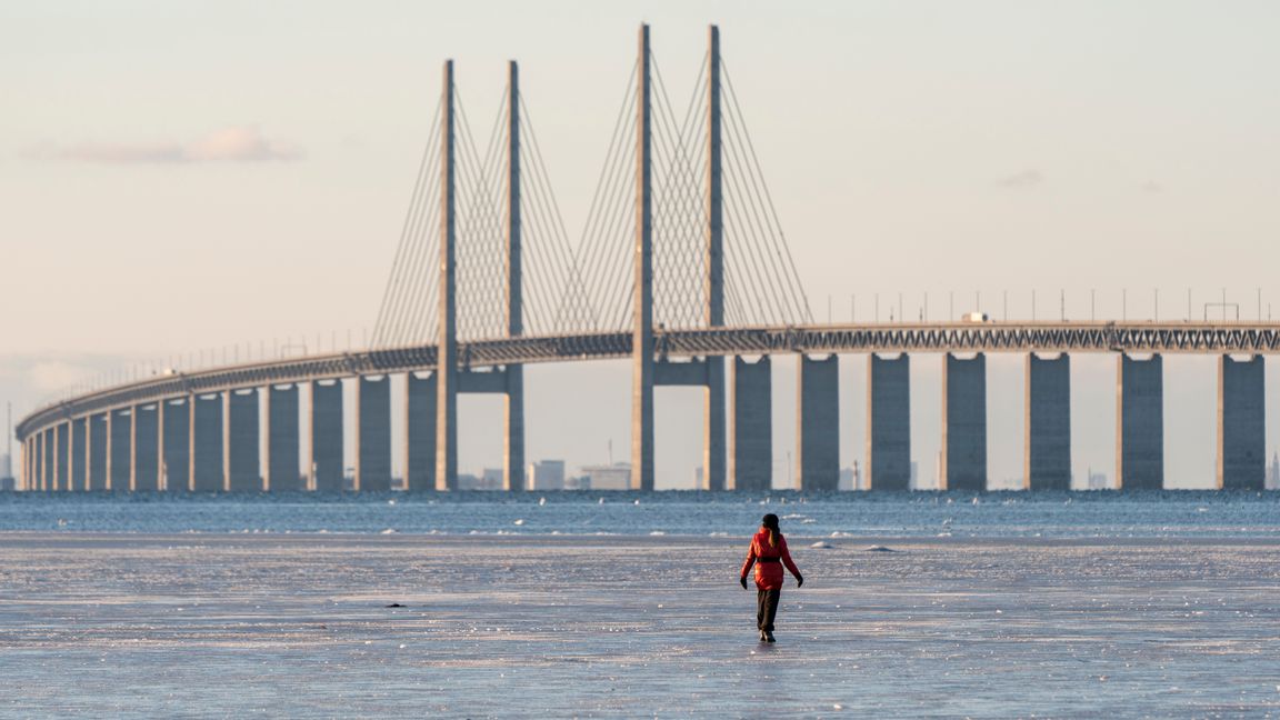 Vattenflödet genom Öresund beräknas avta med 0,25 procent om Lynetteholm byggs. Foto: Johan Nilsson/TT.