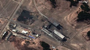 Satellitbild från i mars i år över Nordkoreas atomanläggning Yongbyon. Foto: Maxar Technologies/AP/TT