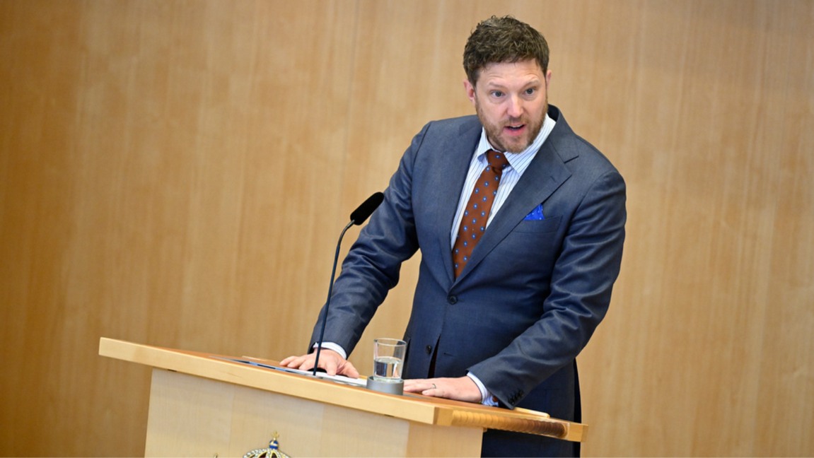 Josef Fransson är inte smickrad av Socialdemokraternas plagiat. Foto: Pontus Lundahl/TT