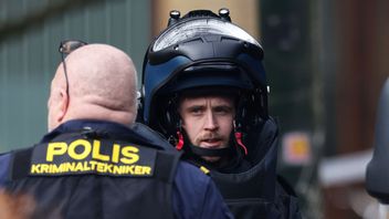 En bil har exploderat i Frölunda och bomskyddet är på plats. Arkivbild. Foto: Andreas Hillergren/TT