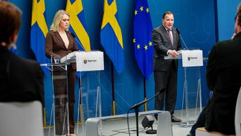 Socialminister Lena Hallengren och statsminister Stefan Löfven, båda från Socialdemokraterna. Arkivbild. Foto Henrik Montgomery/TT