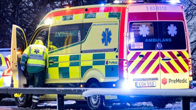 Polisman attackerade blåljuspersonal vid en fest utanför Växjö. Arkivbild. Foto: Johan Nilsson/TT