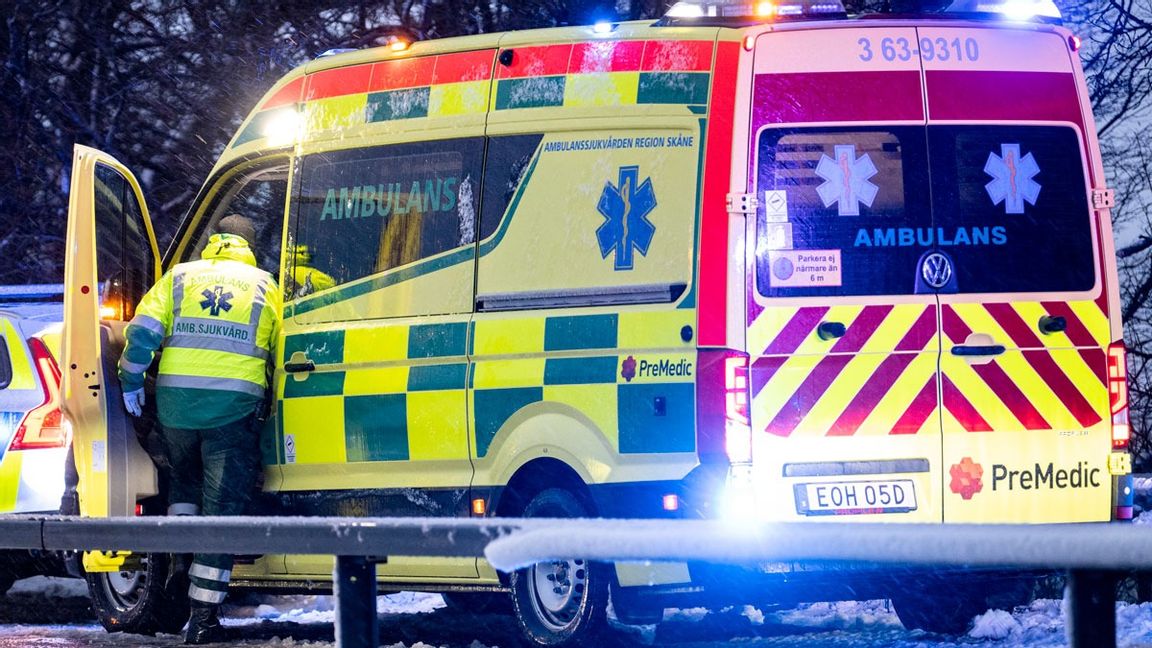 Polisman attackerade blåljuspersonal vid en fest utanför Växjö. Arkivbild. Foto: Johan Nilsson/TT