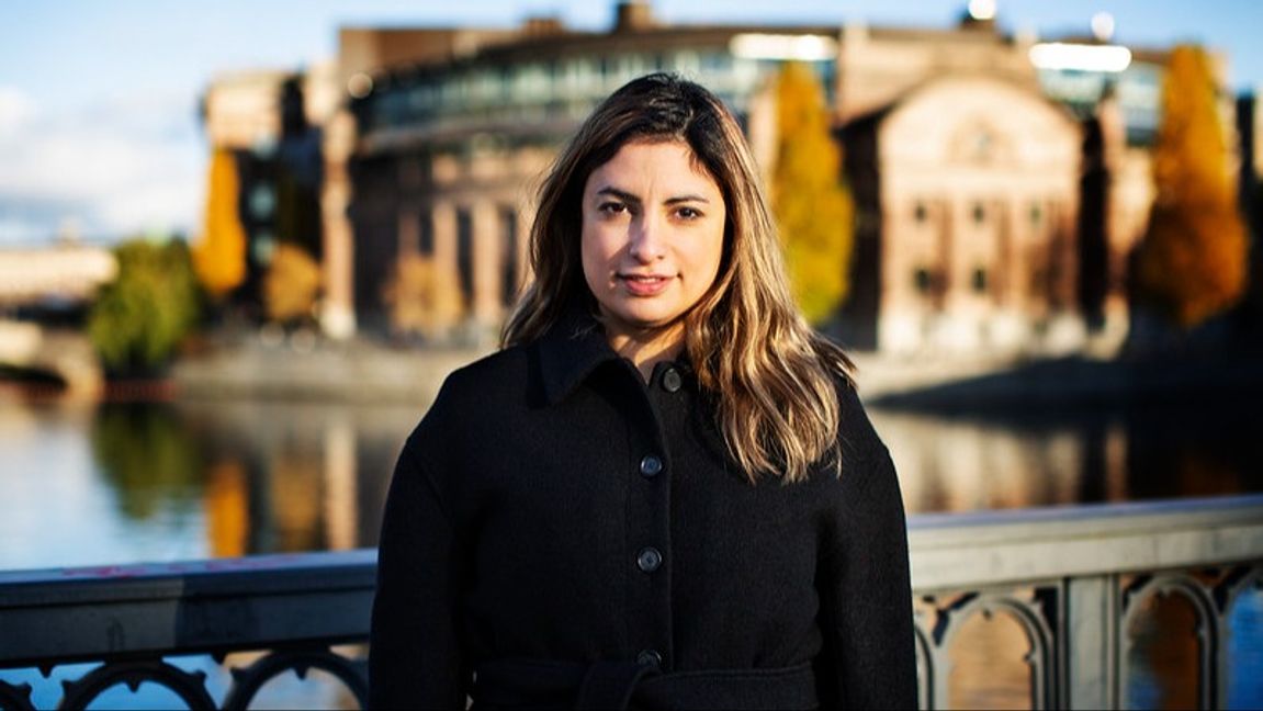 Nooshi Dadgostar. Foto: Vänsterpartiet