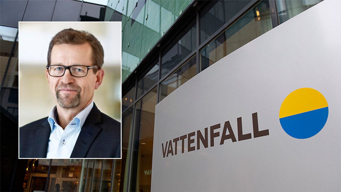 Vattenfalls pressekreterare Markus Fischer. Foto: Vattenfall och Jessica Gow/TT