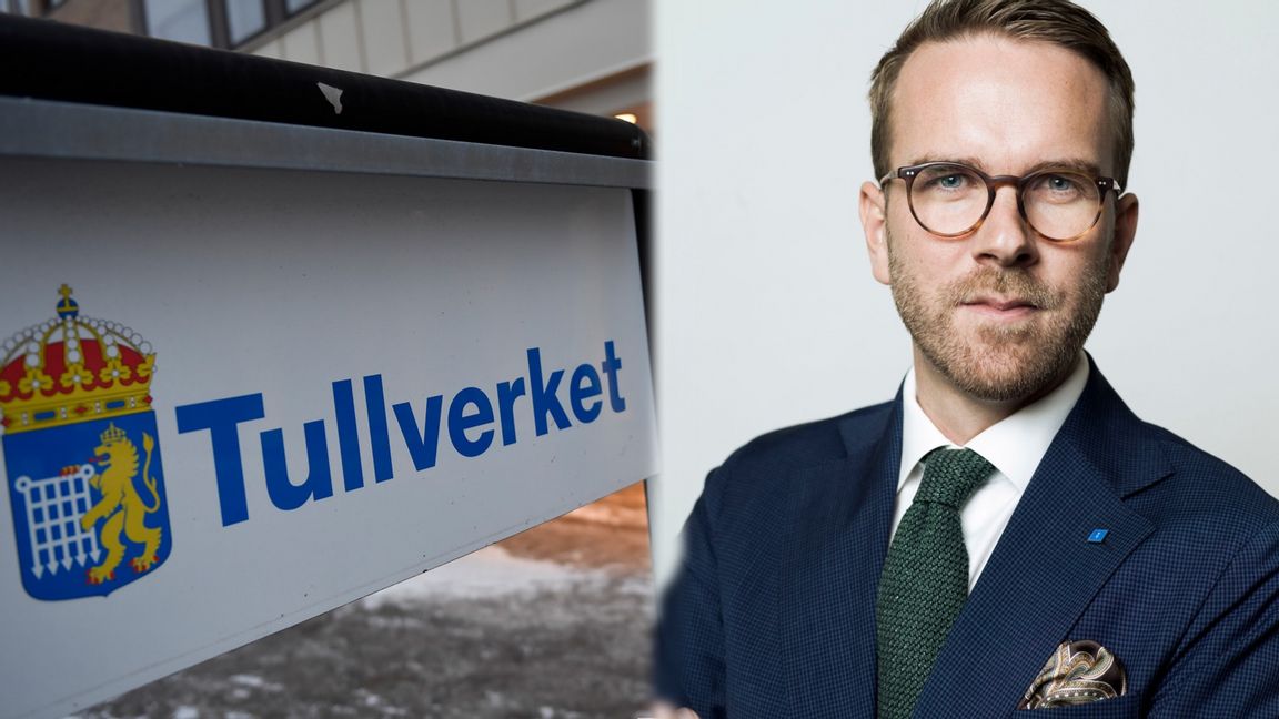 KD:s rättspolitiske talesperson besöker under dagen Tullverket i Helsingborg. Foto: Stina Stjernkvist/TT (Tullverket) / Kristdemokraterna (Anders Carlson)