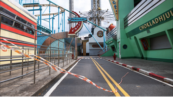 En olycka har inträffat vid åkattraktionen Jetline på nöjesfältet Gröna Lund. Foto: ALI LORESTANI / TT