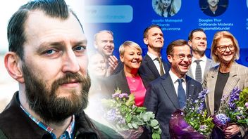 Ivar Arpi tror inte frågan om könstillhörighet kommer att glömmas bort av väljarna. Delar av Moderaternas partistyrelse till höger. Foto: Carl-Olof Zimmerman/Pontus Lundahl/TT