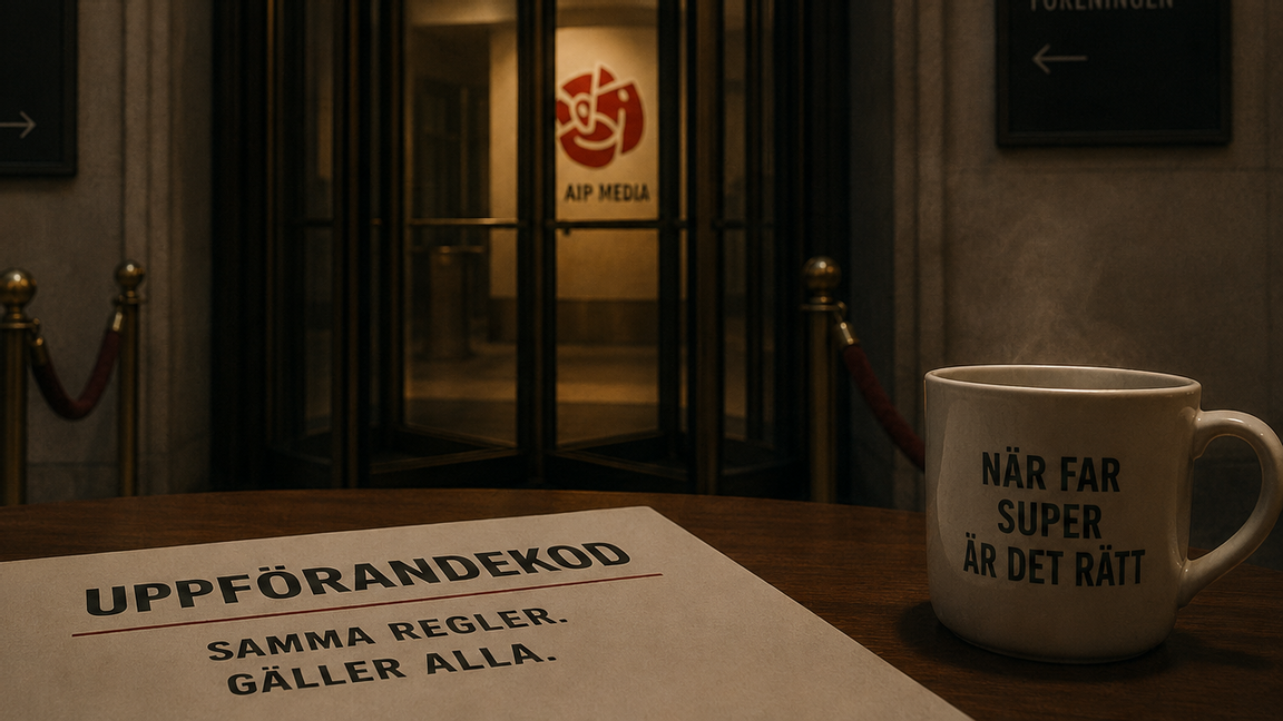 Ingen är förvånad över att Socialdemokraterna vill ha undantag från uppförandekoden. Bild: AI