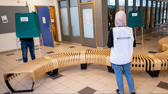 Valdeltagandet minskade i årets EU-val. Foto: Johan Nilsson/TT.