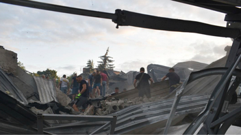 Restaurangen i Kramatorsk. Foto: National Police of Ukraine/AP/TT