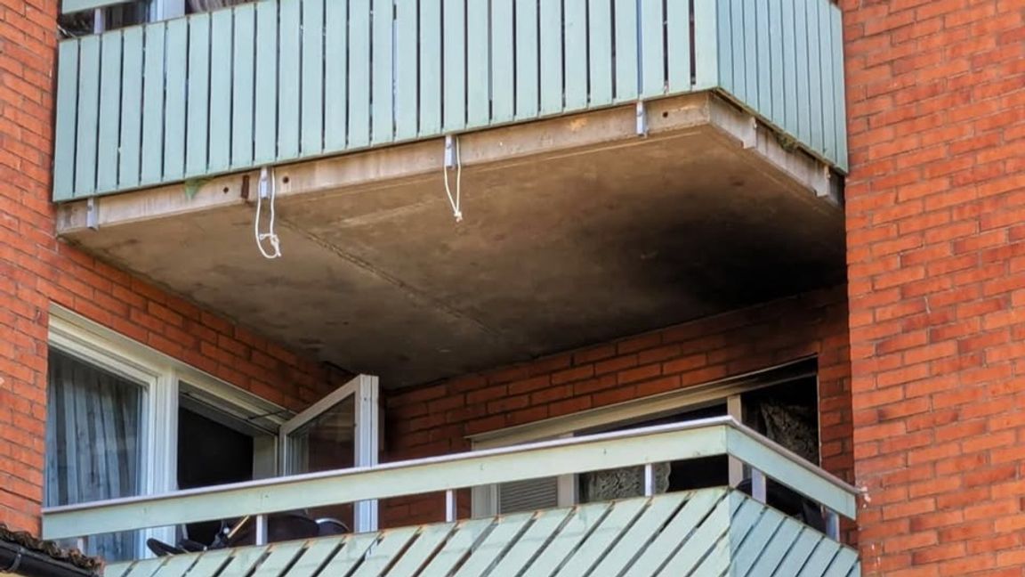 Nyligen brann det i Anders Widéns bostadsrättsförening. Foto: Privat