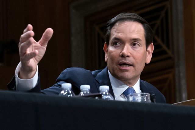 USA:s utrikesminister Marco Rubio talade inför amerikanska senatorer på tisdagen. Foto: Jose Luis Magana/AP/TT