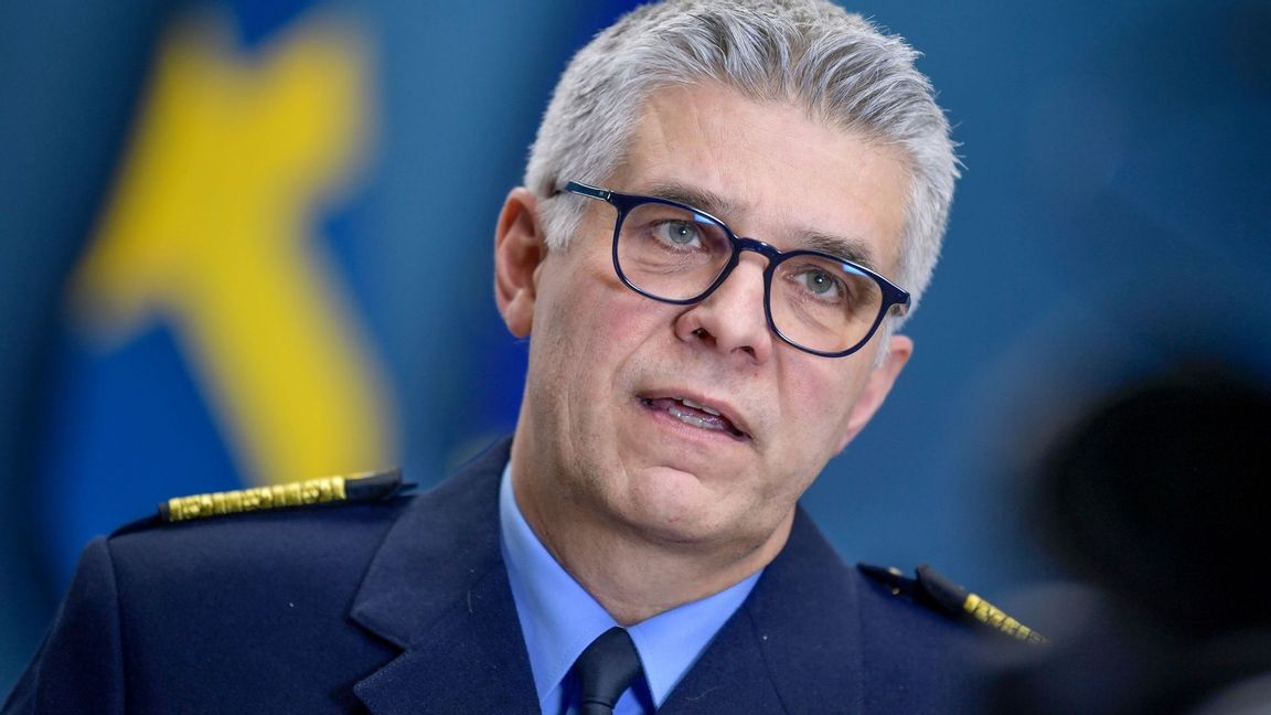 Rikspolischef Anders Thornberg vill att hela samhället ska hjälpa till och stoppa rekryteringen till gängen. Arkivbild. Foto: Pontus Lundahl.