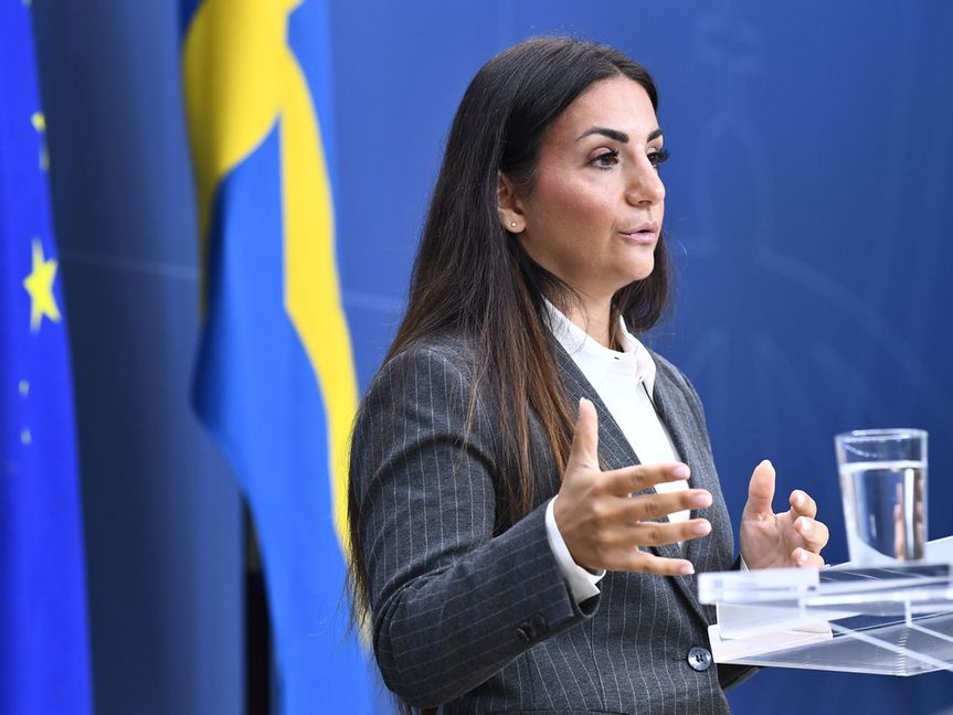 Kulturminister Parisa Liljestrand (M) missade att registrera sina hönor. Arkivbild. Foto: Jakob Åkersten Brodén/TT