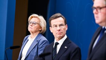 Rikspolischefen Petra Lundh åtnjuter statsminister Ulf Kristerssons och justitieminister Gunnar Strömmers förtroende. Foto: Pontus Lundahl/TT