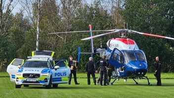 Polis på plats i Nordanstig kommun. Foto: Niclas Thunborg/TT