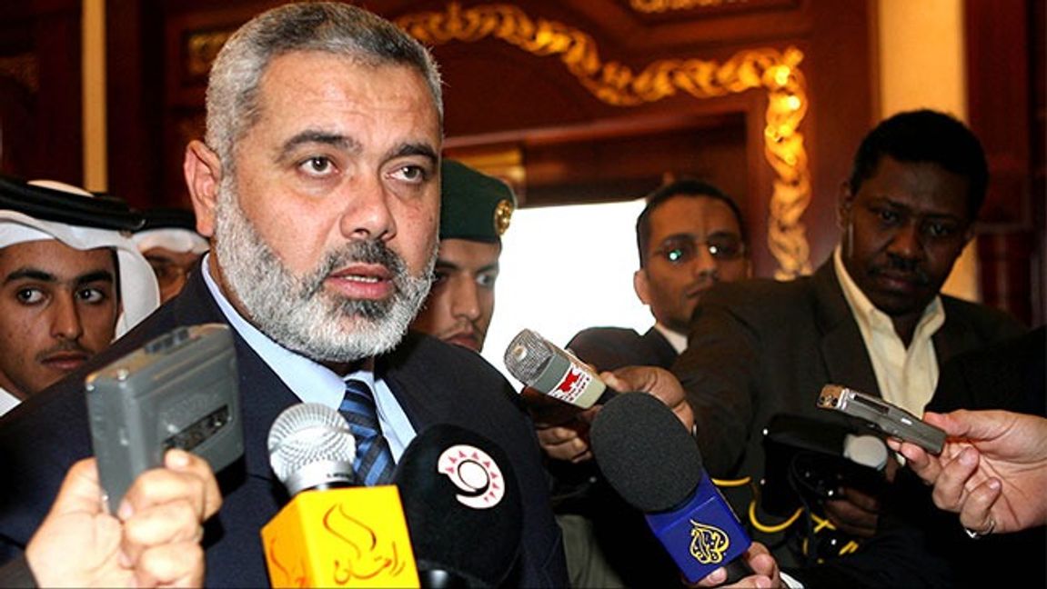 Ismail Haniya 2006. Bild: AP Photo/Hamid Jalaludin