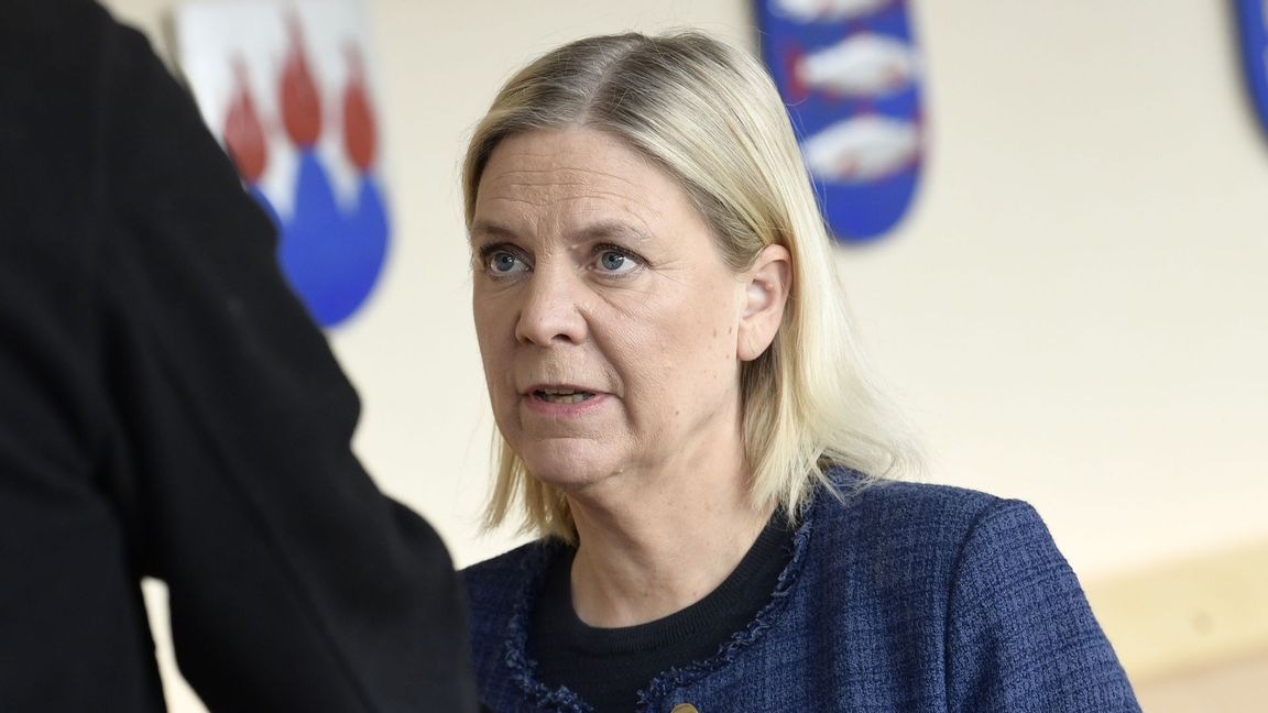 Magdalena Andersson (S) ger nu klartecken för rivning av hyreshus i utsatta områden som en del av partiets nya strategi mot segregation. Foto: Axel Narving/TT