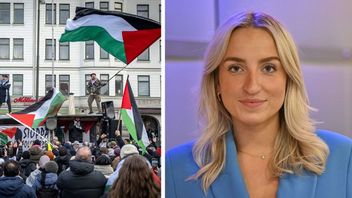 Denice Westerberg, nationell talesperson för Ungsvenskarna. Foto: Henrik Montgomery/TT/Johan Nilsson / TT. 