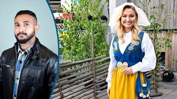 Ebba Busch firade nationaldagen på Skansen. Foto: Henrik Montgomery/TT