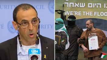 När Eli Sharabi släpptes av Hamas var han kraftigt utmärglad (bilden till höger). Foto: AP/FN