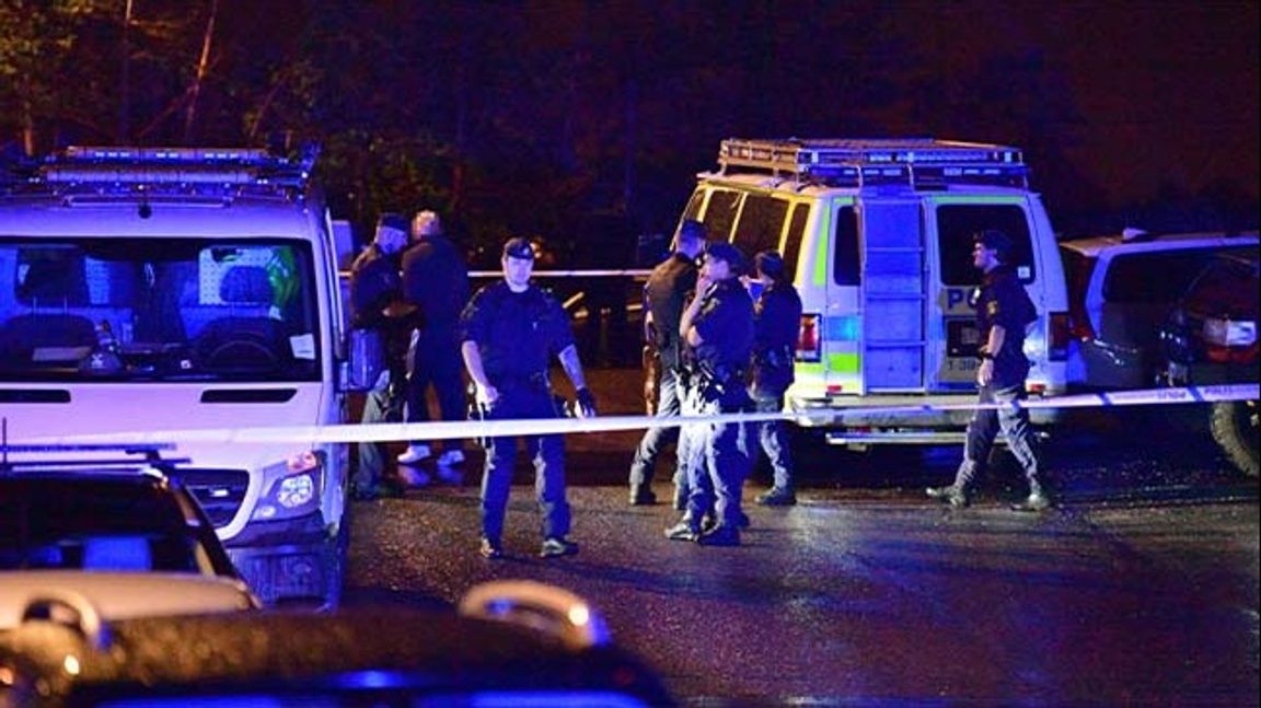 En skottlossning har inträffat i Stocksund i Danderyds kommun. Foto: Jonas Ekströmer/TT