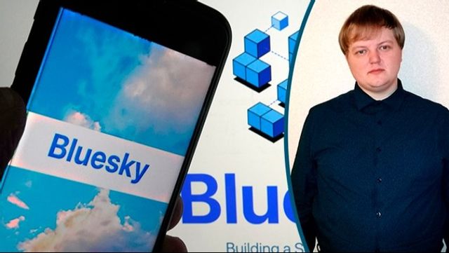 Ska Bluesky lyckas besegra Elon Musk, den store Satan, och X, den lille satan? FOTO: Richard Drew / TT