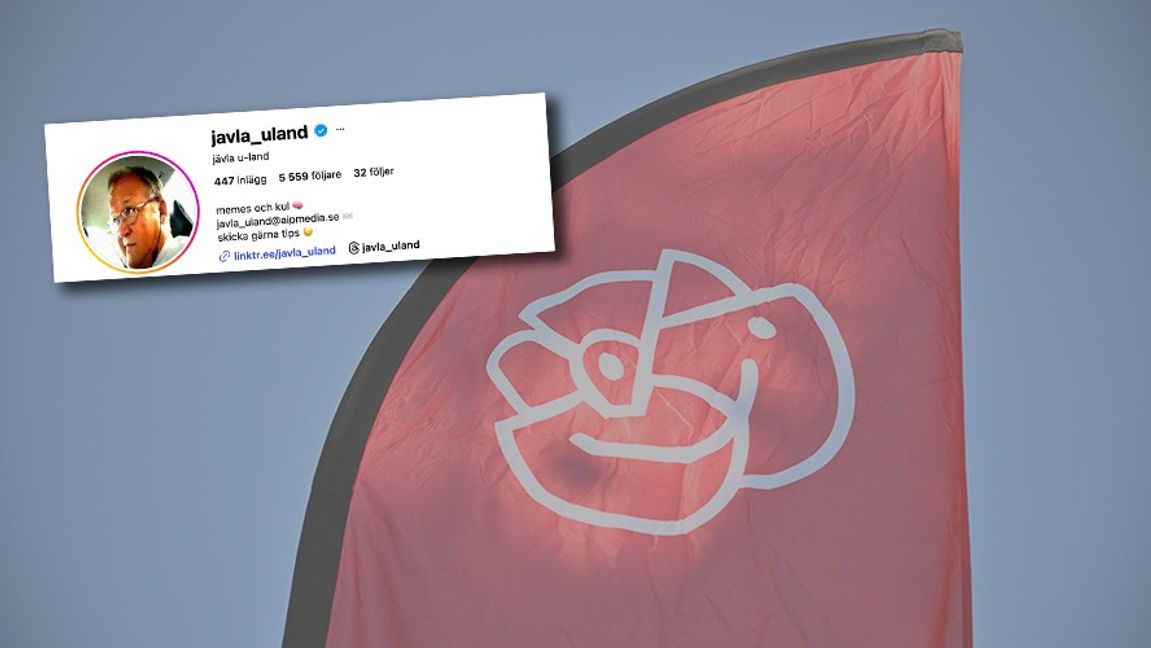 Montage. Bild: Faksimil Instagram/Christine Olsson/TT