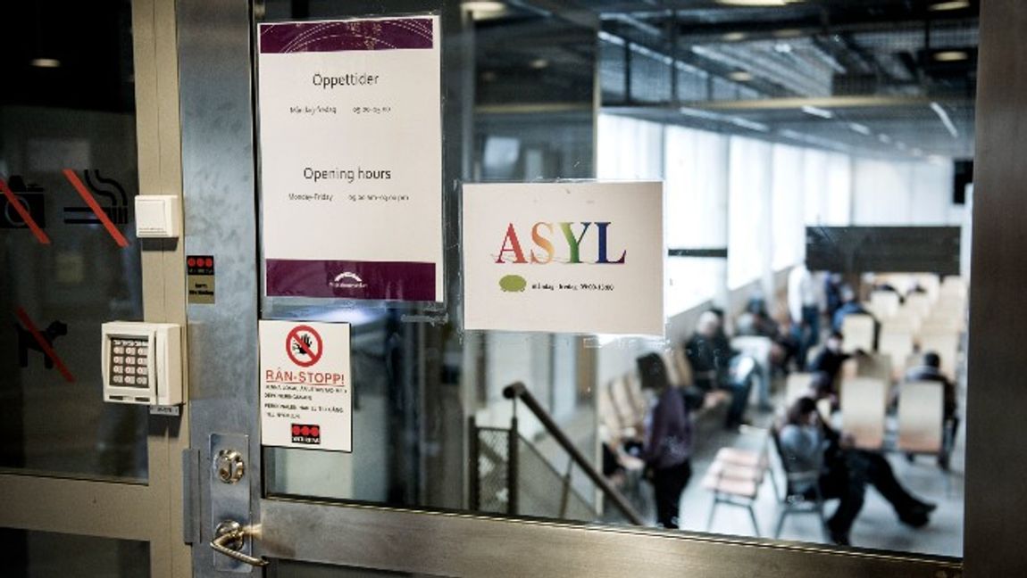 Asylprocess på Migrationsverket i Solna. Arkivbild. Foto: Marcus Ericsson/TT