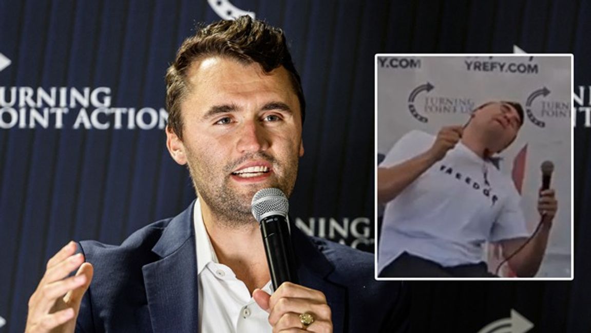 Charlie Kirk mördad. Foto: AP/X